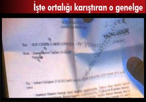 29 Ekim için illere gönderiler o genelge